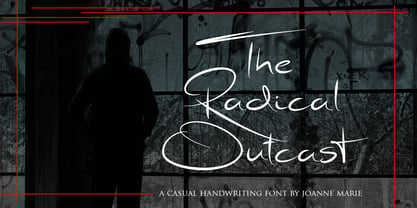 Radical Outcast Font Poster 1