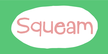 Squeam Font Poster 1