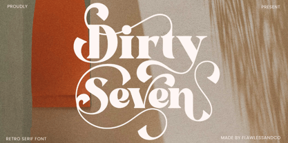 Dirty Steven Font Poster 1