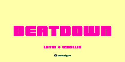 Beatdown Font Poster 11