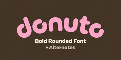Donuto Font Poster 1