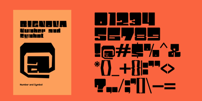 Big Nova Font Poster 6