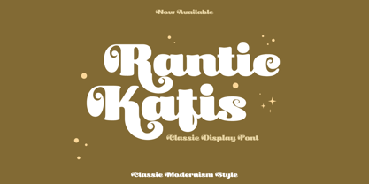 Rantic Kafis Font Poster 1