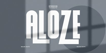 MC Aloze Font Poster 1