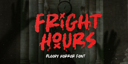 Fright Hours Font Poster 1