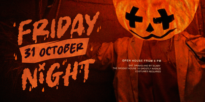 Fright Hours Font Poster 4