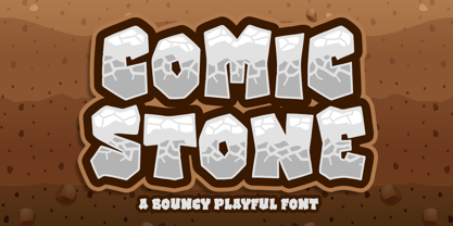 Comic Stone Font Poster 1
