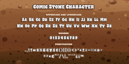 Comic Stone Font Poster 5