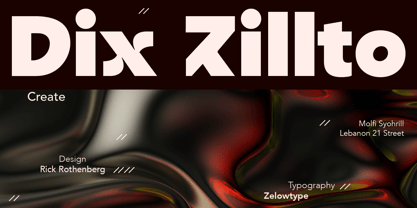 ZT Vollun Font Poster 4