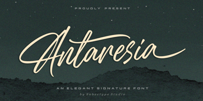 Antaresia Font Poster 1