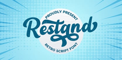 Restand Font Poster 14