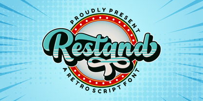 Restand Font Poster 1