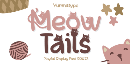 Meow Tails Fuente Póster 1