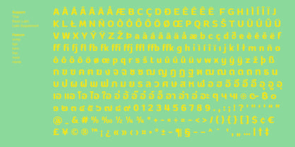 Banburi Font Poster 9