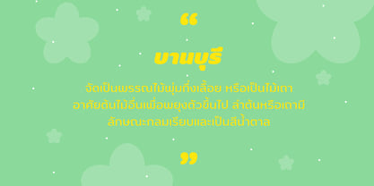 Banburi Font Poster 5