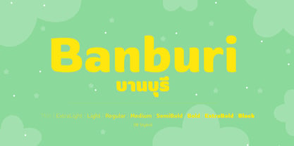 Banburi Font Poster 1