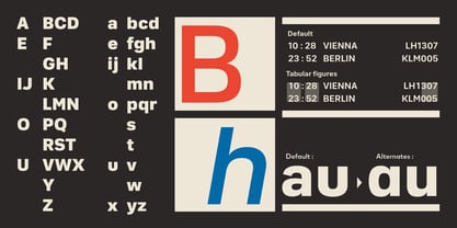 Bahn Font Poster 8