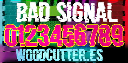 Bad Signal Font Poster 6