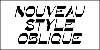 Nouveau Style JNL Font Poster 4