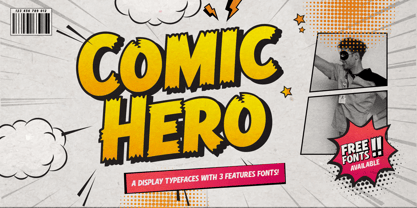 Comic Hero Font Poster 1