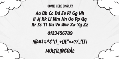 Comic Hero Font Poster 8