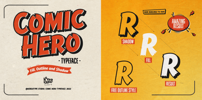 Comic Hero Font Poster 4