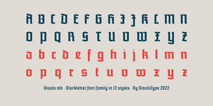 Vivala Old Font Poster 9