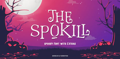 The Spokill Font Poster 1