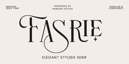 Fasrie Font Poster 1