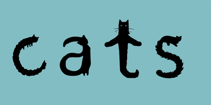 Terra Cats Font Poster 4