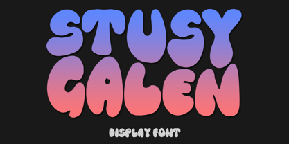 Stusy Galen Font Poster 1