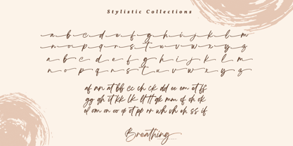 Breathing Font Poster 11
