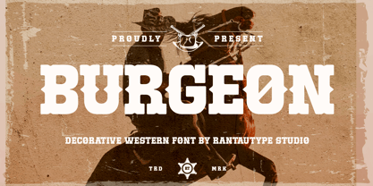 Burgeon Font Poster 1