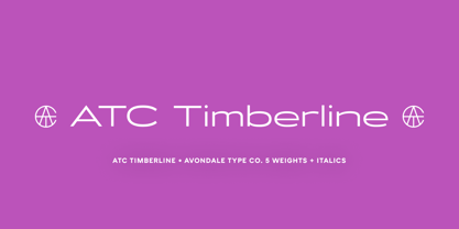ATC Timberline Font Poster 1