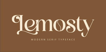 Lemosty Font Poster 1