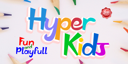 Hyper Kids Font Poster 1