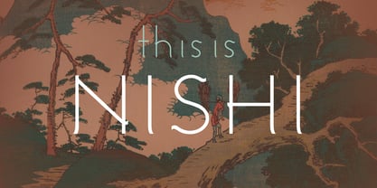 Nishi Font Poster 1