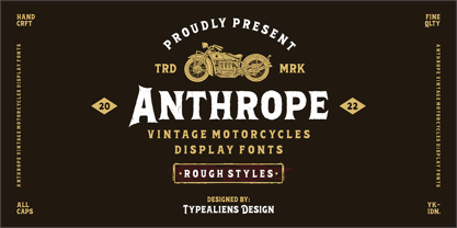 Anthrope Font Poster 1