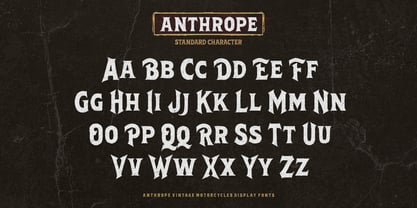Anthrope Font Poster 7