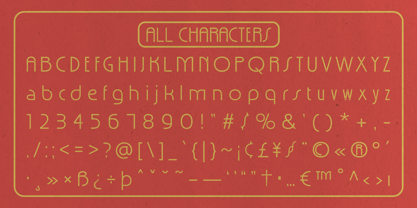 Acelina Stamp Font Poster 6