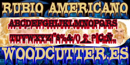 Rubio Americano Font Poster 3