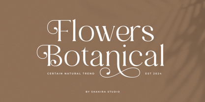 Magnolia Glamour Font Poster 2