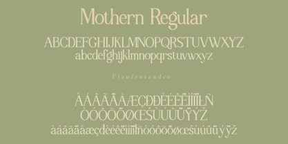 Mothern Font Poster 8