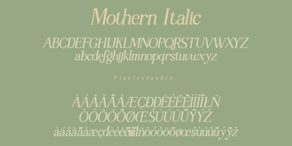 Mothern Font Poster 7