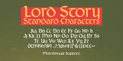 Lord Story Font Poster 5