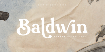 Baldwin Font Poster 1