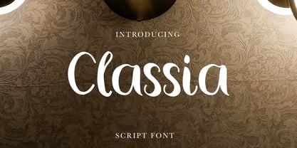 Classia Font Poster 1