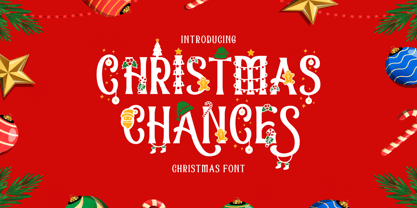 Christmas Chances Font Poster 1