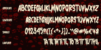 Gloomy Grave Font Poster 12