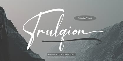 Trulqion Font Poster 1